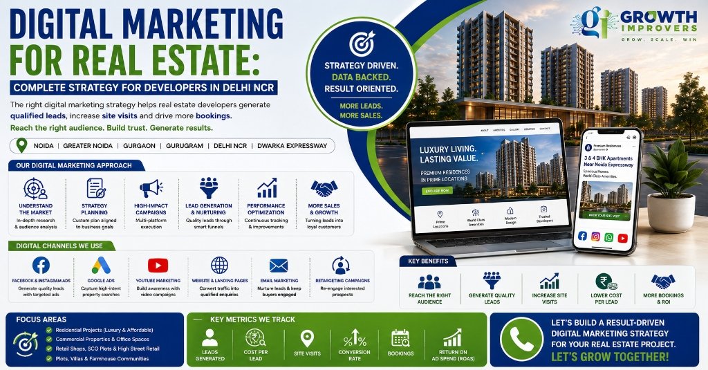 Digital Marketing for Real Estate: Complete Strategy for Developers in Delhi NCR