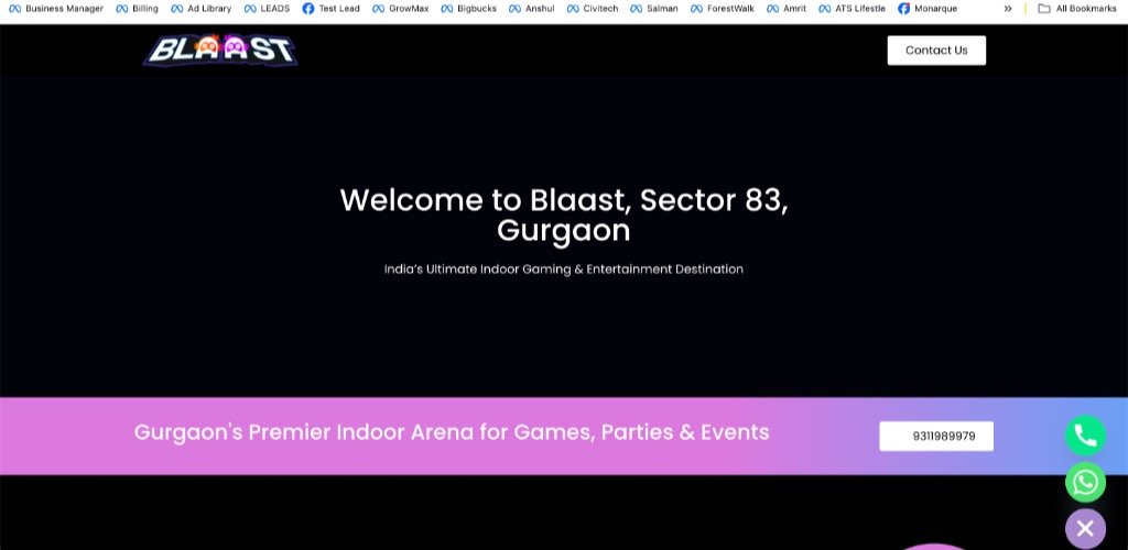 Blaast Sector 83 Gurgaon Indoor Gaming and Entertainment Destination